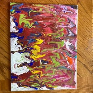 Multi color painting